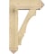 Ekena Millwork Balboa Arts and Crafts Rough Sawn Bracket w/ Offset Brace, Douglas Fir, 8"W x 24"D x 36"H BKT0806X24X36BOA03RDF - alternate 2